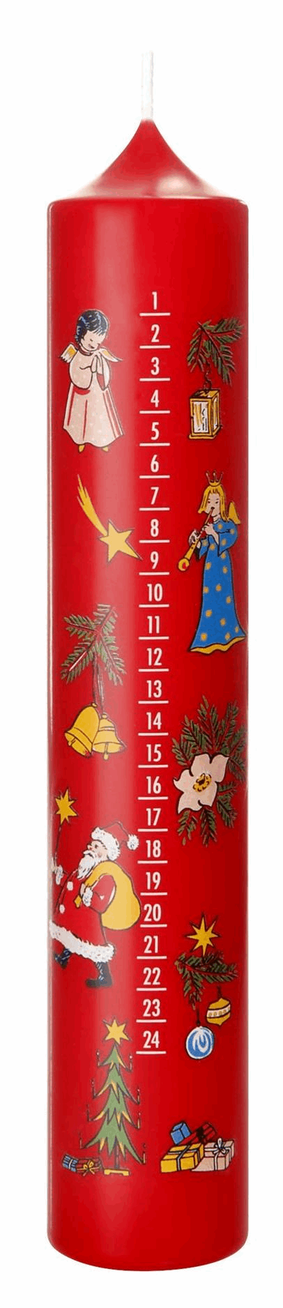 Adventskalenderkerze Fotodruck "Klassisch"