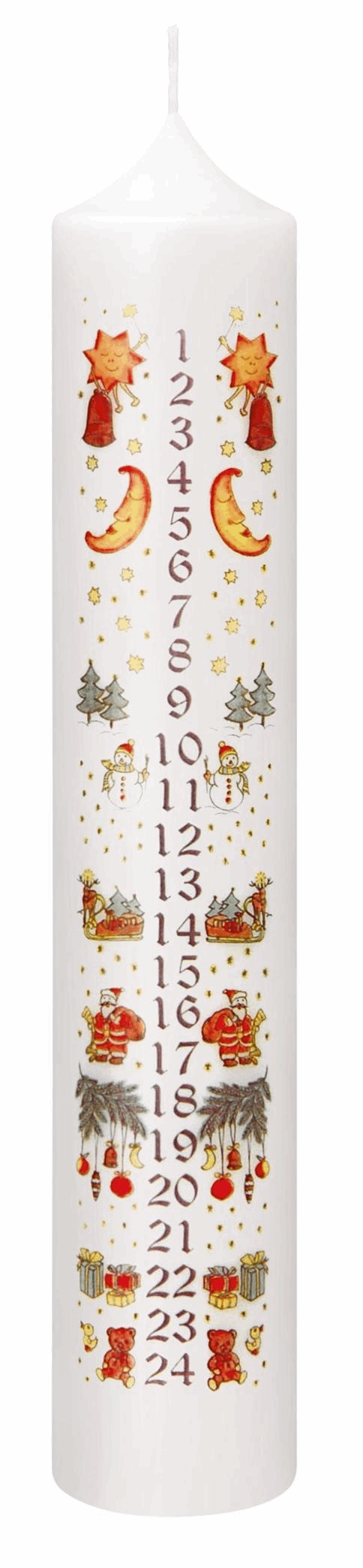 Adventskalenderkerze Fotodruck "Klassisch 2"